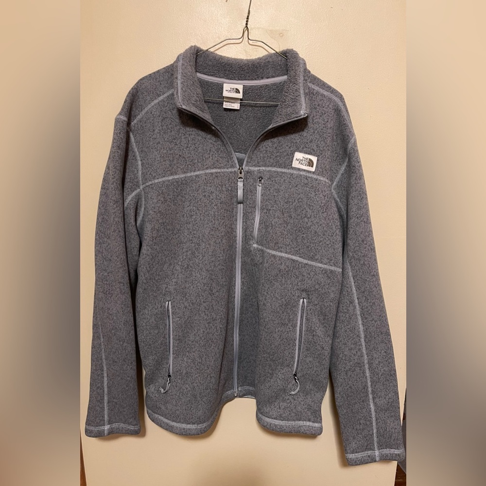 North Face fleece jacket size large